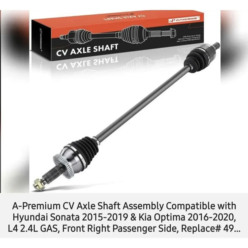 Front Right CV Axle Shaft Fits 15-19 Hyundai Sonata & 16-20 Kia Optima
